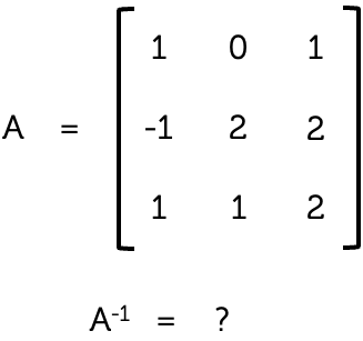 inverse of a 3x3 matrix